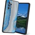 thumbnail image 1 of Compatible with Samsung Galaxy A52 5G Phone Case, Blue-Marble-79 Case Silicone Protective for Teen Girl Boy Case for Samsung Galaxy A52 5G, 1 of 1