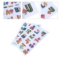 thumbnail image 3 of Serie de frutas letras en inglés pegatina con patrón para pared papel tapiz para niños sala de juegos para bebés decoración de habitación de niños ANGGREK, 3 of 8