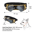 thumbnail image 5 of NAMSAN Dog Goggle Anti-UV Dog Sunglasses with Adjustable Strap Suitable for Small Dog-Pink, 5 of 5