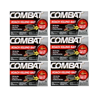 Combat Roach Killing Bait Stations for Small and Large Roaches, 12 Count 
