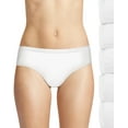 thumbnail image 1 of Hanes Culottes Hipster en Coton Respirant pour Femmes, Lot de 6, 9, 1 of 1