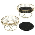 thumbnail image 1 of Cesta De Fruta De Metal, Soporte Redondo Para Frutero Para Aperitivos De Postres Vegetales, 1 of 7