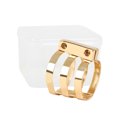 thumbnail image 3 of Milisten 1Set Durable Brass Saxophone Ligature Clip Simple Sax Clamp Saxophone Parts, 3 of 8
