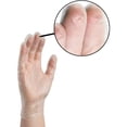 thumbnail image 2 of GloevPlus Clear Vinyl Industrial Disposable Gloves, Small by AMMEX, 2 of 4