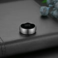 thumbnail image 4 of Tungsten Ring Size 4-15 Matte Brushed Comfort Fit 8mm, 4 of 7