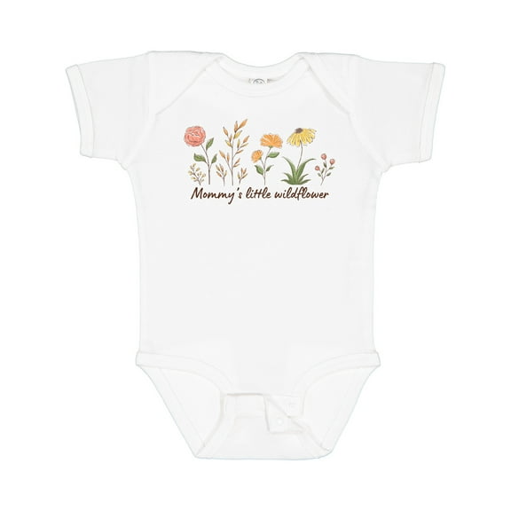 Inktastic Mommy's Little Wildflower Boys or Girls Baby Bodysuit