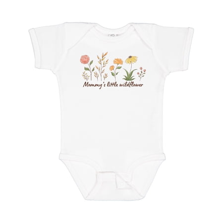 Inktastic Mommy's Little Wildflower Boys or Girls Baby Bodysuit