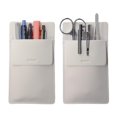 thumbnail image 1 of Protector de bolsillo Estuche de cuero para bolígrafos Organizador para camisas Batas de laboratorio Capacidad para 5 bolígrafos Diseñado para mantener los bolígrafos en el interior cuando se doblan h, 1 of 5