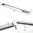thumbnail image 3 of Spec-D Tuning Oe Style Silver Aluminum Roof Rack Side Rail Set Compatible with Toyota Highlander 2008-2013, 3 of 7