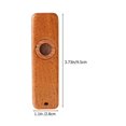 thumbnail image 2 of Wooden Kazoo Instrument for Party Musical Performance 1Set Brown Wood Kazoo, 2 of 5