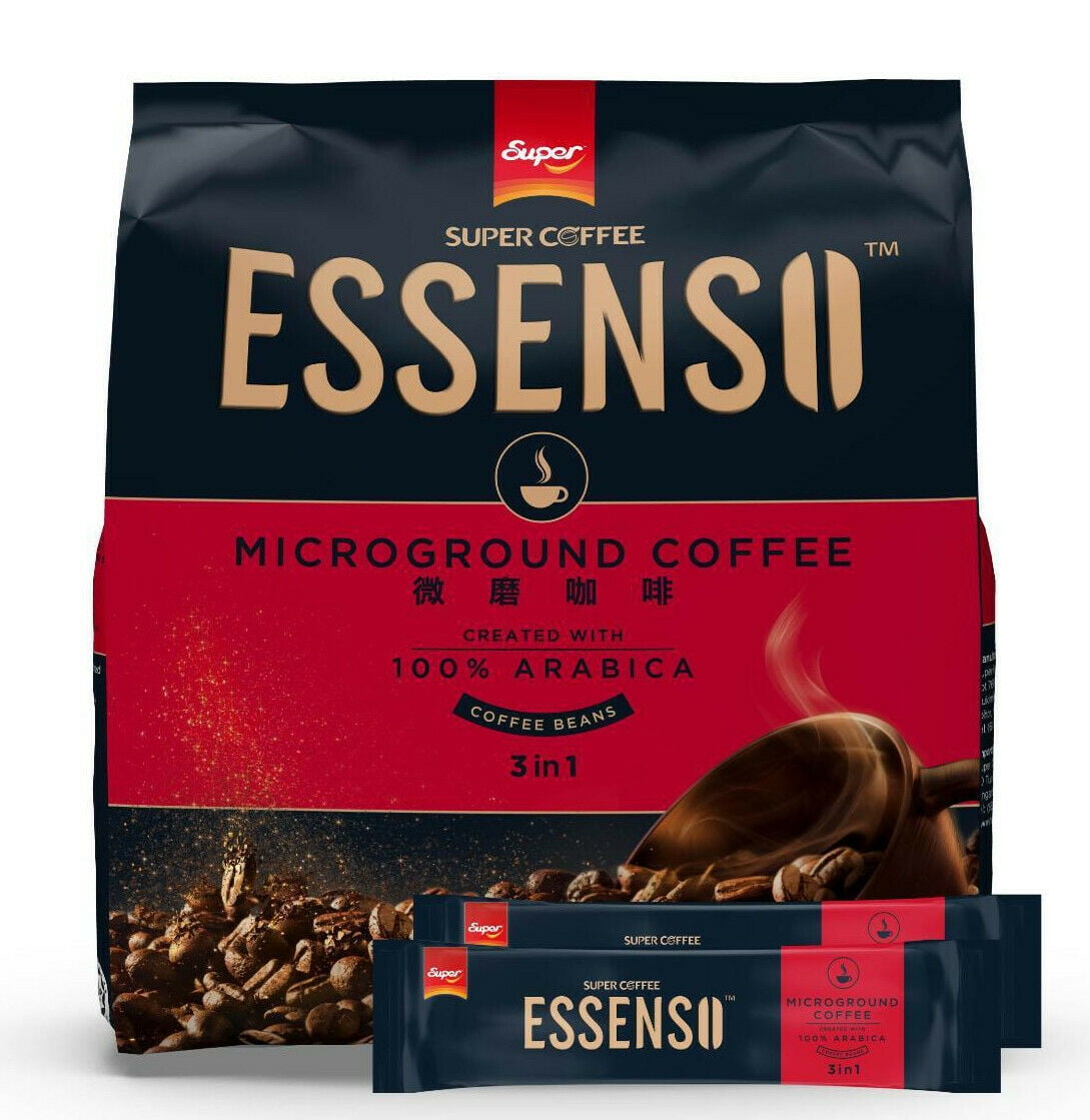 (2 Pack) Super Essenso Instant Microground Arabica 3 in 1