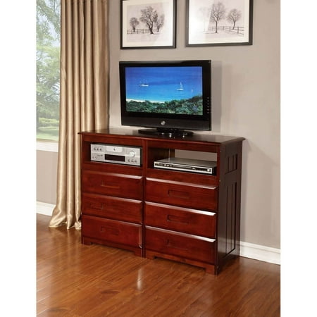 American Furniture Clics 6 Drawer Entertainment Dresser Merlot American Furniture Clics 6 Drawer Entertainment Dresser Merlot