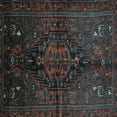 thumbnail image 1 of Ahgly Company Indoor Square Persian Light Blue Traditional Area Rugs, 6' Square, 1 of 4