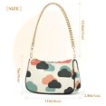 thumbnail image 3 of FORMRS Womens Shoulder Bag with Chain Strap Clutch Purse Cute Tote Handbag, Simple Clouds, 3 of 7