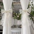 thumbnail image 4 of 2pcs Lace Bow Curtain Tiebacks Lace Holder Curtain Tie Rope Back Holdbacks Tie Rope For Home Office Hotel Home Decor Banmo, 4 of 4