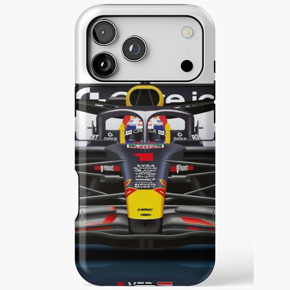 Formula 1 Max Verstappen Racing Car Case for iPhone 11 12 13 14 15 16 17 Pro Max