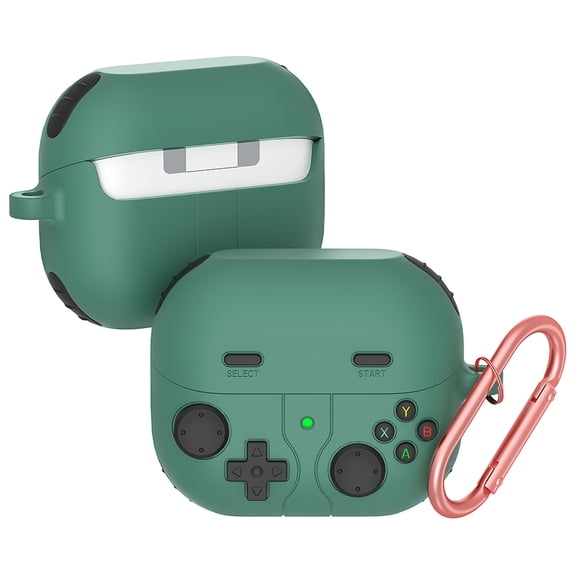 Cute Case for Samsung Galaxy Buds 4/ Galaxy Buds 4 Pro, Dustproof Earpods Case with Keychain, Soft Silicone Protective Cover Compatible with Galaxy Buds 4/ Buds 4 Pro,Green