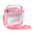 thumbnail image 3 of Clear Crossbody Purse Bag Bulk Stadium Approved 8"x 5.9" PVC Purse Bag with Strap for Travel Stadium Concerts Festival, 3 of 7