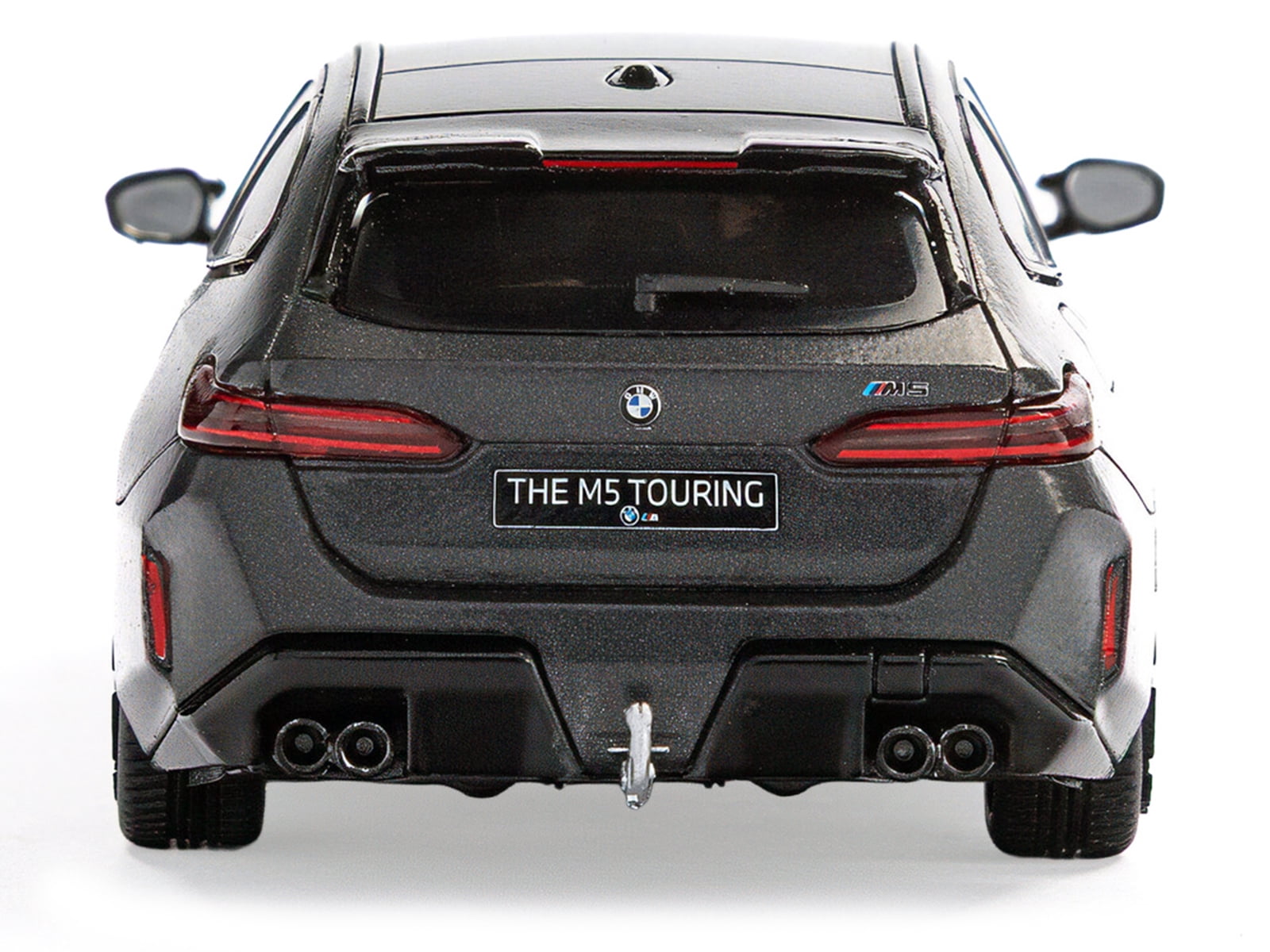 2024 BMW M5 Touring Frozen Deep Gray Metallic with Black Top 1/43 Diecast Model Car by Solido