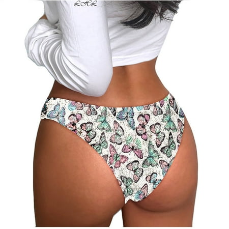 

CYMMPU Strechy Lingerie Low Waist Hipster Briefs for Women Sexy Panties Ladies Underwear Comfort Breathable