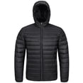 thumbnail image 1 of Chaqueta de invierno MAGCOMSEN Sudadera ligera con capucha y cremallera acolchada para hombre, 1 of 6