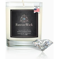 ForeverWick Diamond Candle 14oz Soy Wax Candle With Diamond Inside - Birthday Gift, Gift For Her, Anniversary Gift, Diamond