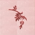 thumbnail image 1 of Ahgly Company Machine Washable Indoor Square Transitional Pastel Red Pink Area Rugs, 7' Square, 1 of 7