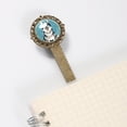 thumbnail image 3 of Pixel dog Lace Bookmark in Antique Bronze - Reading Accessories for Book Lovers, 3 of 5