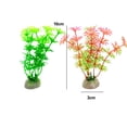 thumbnail image 2 of Se utiliza para la decoración de peceras, 10 piezas de plantas de plástico altas, plantas de acuario., 2 of 5
