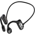 thumbnail image 1 of Auriculares inalámbricos de conducción ósea, Bluetooth 5.2 Auriculares abiertos Escucha dual con micrófono para deportes, fitness, ciclismo, correr, conducir (negro), 1 of 4