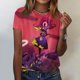 thumbnail image 1 of Hazbin Hotel Camiseta de Manga Corta con Cuello Redondo de Moda Casual para Mujer Amarillo/L, 1 of 5