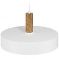 thumbnail image 5 of Access Lighting 1 Light Pendant in White with Wood Grain Color, 5 of 8