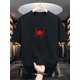thumbnail image 2 of Men's Halloween Spider Print T-Shirt - Casual & Sporty, Round Neck, Short Sleeve - Perfect for Summer, 2 of 7