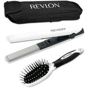 Revlon Perfect Heat 1/2" Travel Ceramic Flat Iron Gift Set