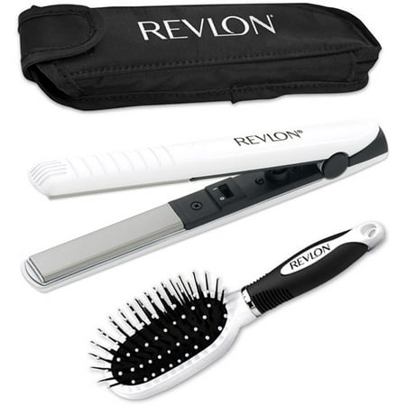Revlon Perfect Heat 1/2" Travel Ceramic Flat Iron Gift Set