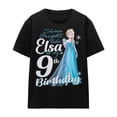 thumbnail image 1 of Frozen  Adult Bright Like Elsa 9th Birthday T-Shirt, 1 of 6