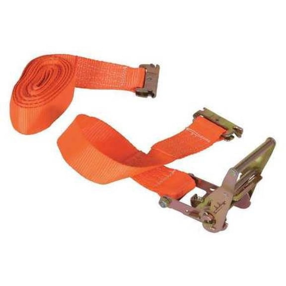 VESTIL STRAP-16-RE Ratcheting Cargo Strap With E-Clip