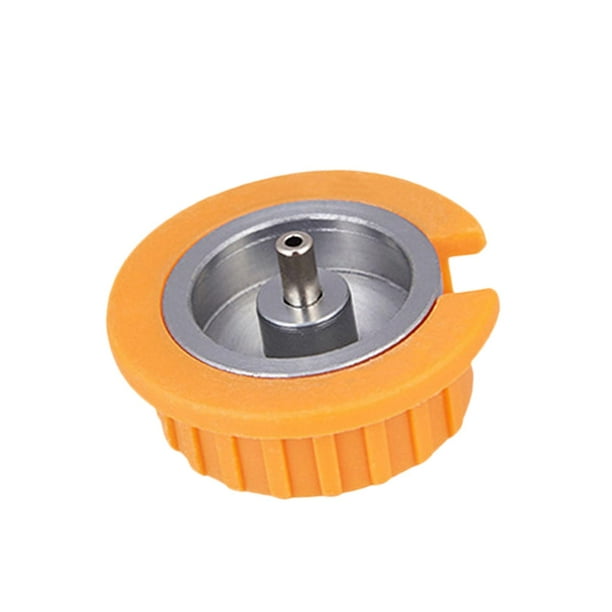 Adaptador de tanque de gas, conector adaptador de cartucho de butano, convertidor portátil de cartucho de gas para senderismo, parrilladas al