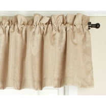 Stylemaster Gabrielle Foamback Valance, Taupe, 56 by 17-Inch