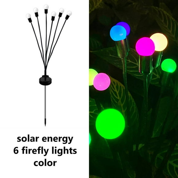 Firefly Lights,2 Pack Solar Powered Outdoor Solar Yard Lights Stake Lamp Solar Powered LED Pendant Lights Leading Edge Technology