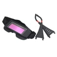 thumbnail image 2 of Gafas de soldadura con banda para la cabeza Gafas de protección ocular Gafas de PC, puede automáticamente marco interior verde Cola gafas de soldadura antideslumbramiento, 2 of 8