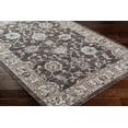 thumbnail image 2 of Mark&Day Outdoor Rugs, 6x9 Murray Hill Traditional Indoor/Outdoor Charcoal Area Rug, Non Shedding Grey Blue Ivory Carpet for Patio, Porch, Deck, Bedroom, Living Room or Kitchen (6'7" x 9'), 2 of 2