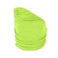 thumbnail image 7 of Women's Summer One Shoulder Crop Tops Sleeveless Solid Color Ruched Tank Tops Vest Blouses for Beach, Holiday, 7 of 7