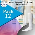 thumbnail image 2 of Yacht & Smith Mens Referee Cotton Tube Socks, Solid and Striped, Sports Sock, Casual Sock, 2 of 7