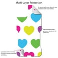 thumbnail image 4 of DistinctInk Custom SKIN / DECAL compatible with OtterBox Commuter for iPhone 11 Pro MAX (6.5" Screen) - White Multi Color Hearts, 4 of 5
