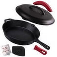 thumbnail image 1 of Sartén de hierro fundido Cuisinel Juego de sartenes con tapa, 1 of 1