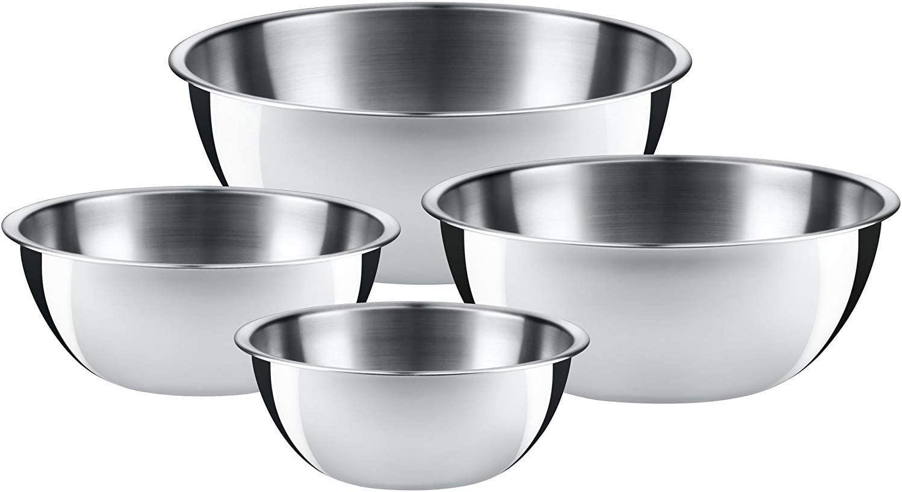 Gourmet bowl set 4 pieces, stainless steel bowls for the kitchen ...