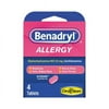 Benadryl Allergy Relief - 4 Count - Pack of 6