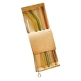 thumbnail image 2 of Glass Straws Set of 4 Reusable Heatproof Food Grade Colored Long Curved Transparent Drinking Straws • Eco Friendly Sip for Coffee Juice Cocktail, 2 of 6