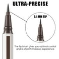 thumbnail image 3 of FOCALLURE Sadness Proof Eyeliner,Waterproof Ultra Fine Brush 24 Hours of Wear Eyeliner Pencil,BR02 COFFEE, 3 of 8